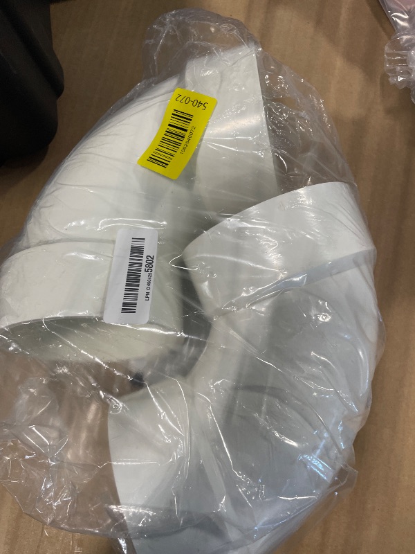 Photo 1 of (4" PVC Elbow, 2 Pack) Asterbacks 4 inch PVC 90 Degree Elbow Schedule 40 White Pipe Fittings Connectors PPT-879(2 PCS)