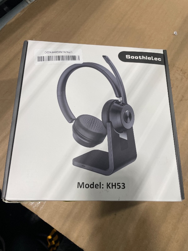 Photo 1 of (Upgraded Version) Wireless Headset, Bluetooth Headset with Noise Cancelling Microphone, Best Headphones with Mic Mute & USB Dongle for PC/Computer/Laptop/Cell Phones/Remote Work/Call Center000000000000000000000000000000000000000000000000