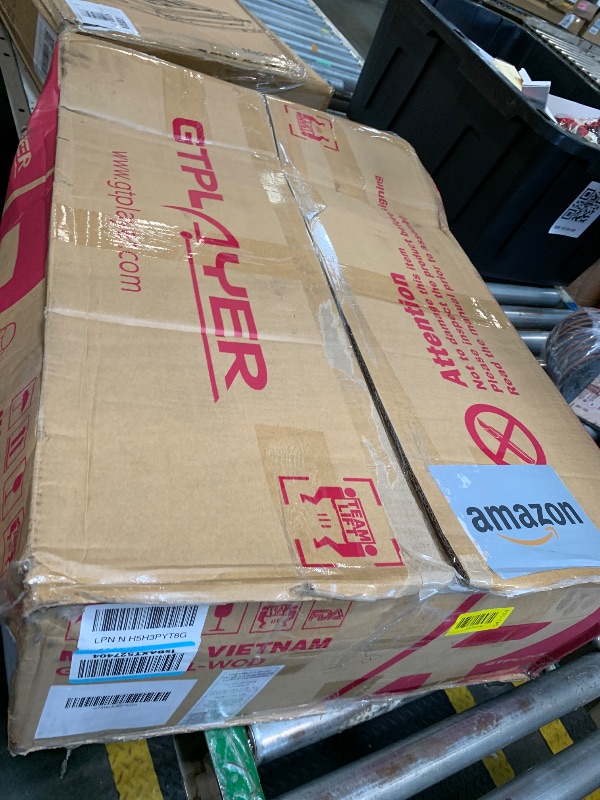 Photo 1 of ***BLUE***GTPLAYER Gaming Chair, Computer Chair with Footrest and Lumbar Support, Height Adjustable Game Chair with 360°-Swivel Seat and Headrest and for Office or Gaming