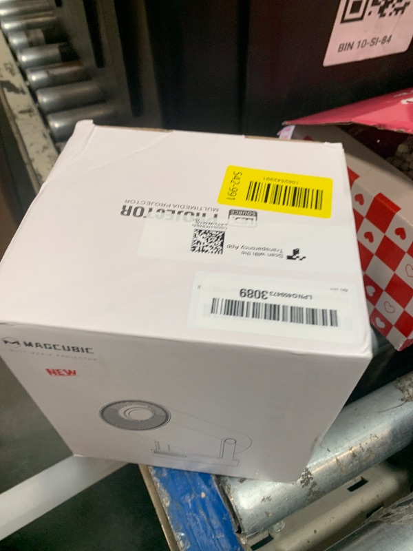 Photo 1 of ?Electric Focus?Magcubic Mini Projector 4K Support, Portable Projector with WiFi 6 and Bluetooth 5.4, Smart Proyector, 5W Soundbase Speaker, 180°Rotation for Home Theater