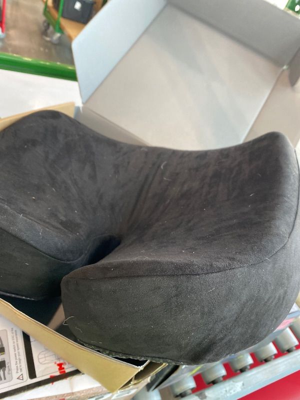Photo 1 of *MINOR DAMAGE - USED*
5 STARS UNITED Seat Cushion for Tailbone Pain Relief – Large Memory Foam Cushion for Coccyx, Hip, Sciatica & Post-Surgery Recovery – Wheelchair, Car, Desk, Gaming & Office Chairs, Black, XX-Large