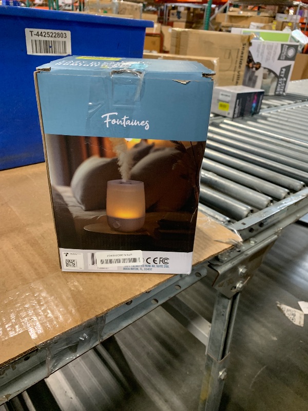 Photo 1 of ** missing power cord: DC 24V 1A**
Fontaines Luxury Top-Fill Cool Mist Humidifier - 360° Ultra-Fine Spray, Whisper-Quiet Operation, Dishwasher-Safe Tank, Nightlight & Auto Shut-Off, Easy to Clean for Home, Bedroom, Baby Nursery