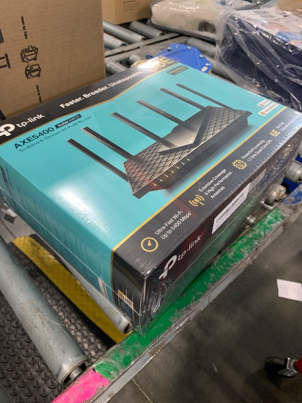 Photo 1 of ***SEALED******  TP-Link AXE5400 Tri-Band WiFi 6E Router (Archer AXE75), 2025 PCMag Editors' Choice, Gigabit Internet for Gaming & Streaming, New 6GHz Band, 160MHz, OneMesh, Quad-Core CPU, VPN & WPA3 Security