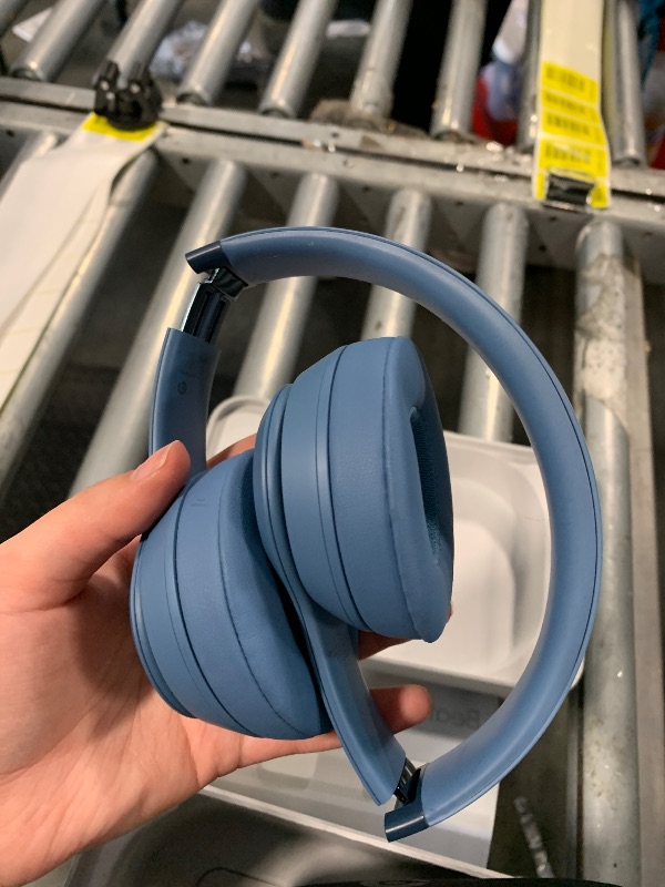 Photo 1 of **MAJOR DAMAGE**
Beats Solo 4 - Wireless On-Ear Bluetooth Headphones, Up to 50-Hour Battery Life, Ultra-Lightweight Comfort, Powerful and Balanced Sound, Apple & Android Compatible - Slate Blue