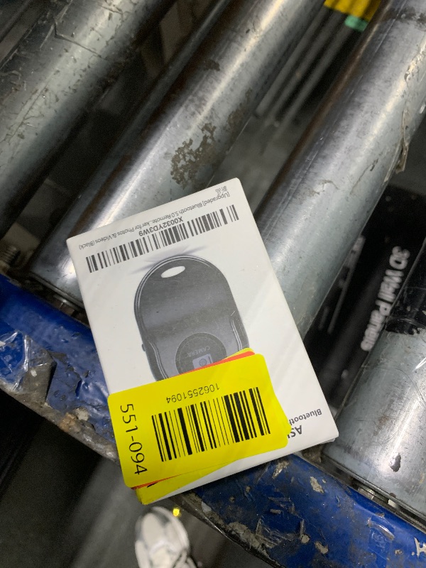 Photo 1 of [Upgraded] Bluetooth 5.0 Remote Shutter for iPhone & Android Camera Wireless Remote Control Selfie Button for iPad iPod Tablet, HD Selfie Clicker for Photos & Videos (Black)