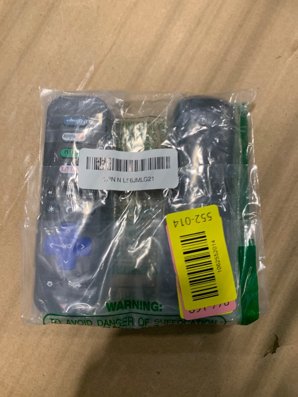Photo 1 of (Pack of 2) Replacement Remote Control Only for Roku TV, Compatible for TCL Roku/Hisense Roku/Onn Roku/Sharp Roku/Element Roku/Westinghouse Roku/Philips Roku Smart TVs (Not for Roku Stick and Box)