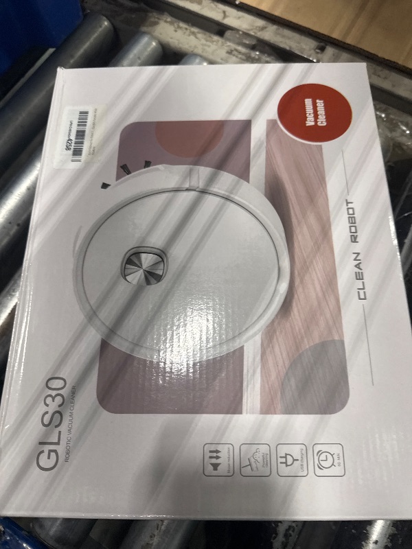 Photo 1 of *MINOR DAMAGE - USED*
Blarie Robovac Pro Robot Vacuum G6000 Robot Vacuum Cleaner Strong Suction Button Control Portable Cleaning Power Waterproof, Cordless, Automatic, Lightweight, Durable, Portable, White