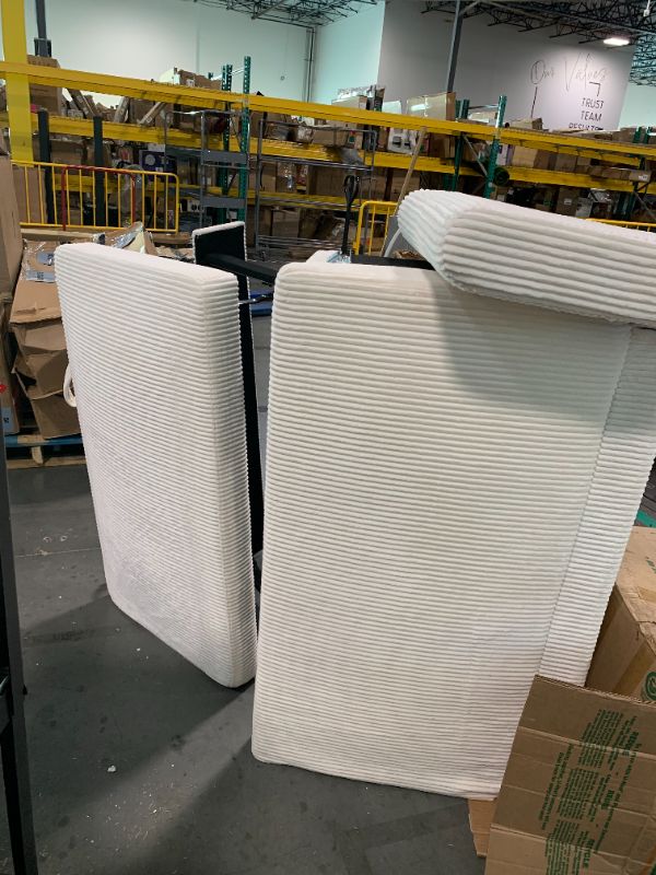 Photo 1 of *MISSING PARTS*
Sofa Bed Sleeper Pull Out 2 in 1 Sectional Sleeper Sofa Couches with Storage, Pullout Sectional Couches for Apartment Living Room,White
