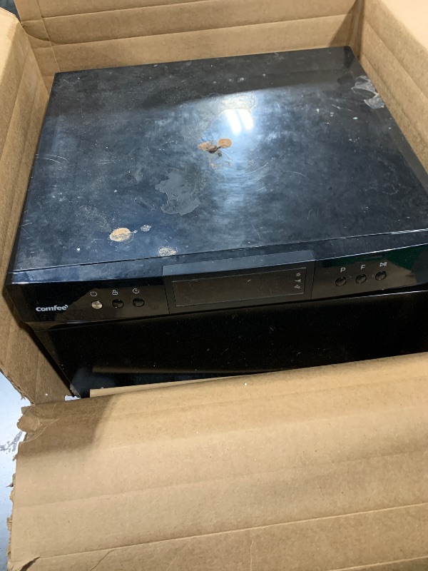 Photo 1 of ***USED / DIRTY*** COMFEE’ Countertop Dishwasher, Energy Star Portable Dishwasher, 6 Place Settings & 8 Washing Programs, Speed, Baby-Care, ECO& Glass, Dish Washer for Dorm, RV& Apartment, Black