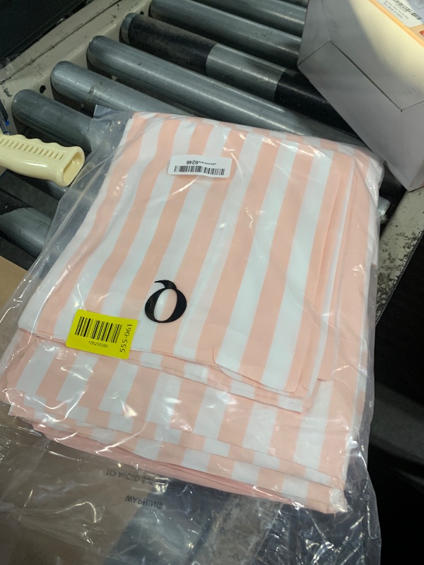 Photo 1 of ***MISSING COMFORTER*** Wink Deer Queen Comforter Set with Sheets for Girls-7 Pieces Queen Bedding Sets with Pink Comforter, Sheets, Pillowcases & Shams for Kids (Pink Gold Heart, 90" X 90")