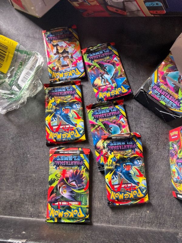Photo 3 of ***SIMILAR***Pokémon TCG: Mega Evolution—Phantasmal Flames Booster Bundle