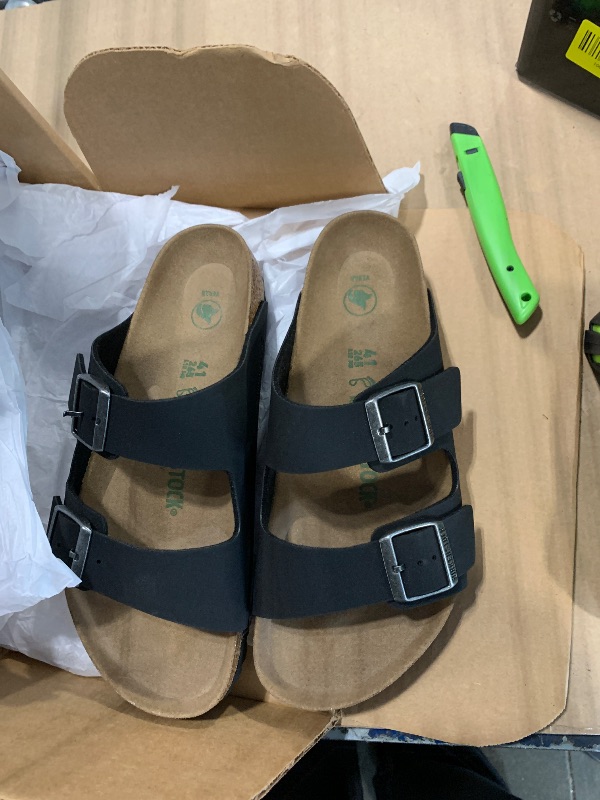 Photo 1 of ** USED** BIRKENSTOCK Unisex Slides, black, 8.5