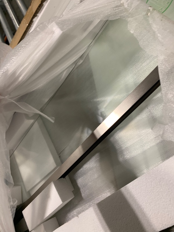 View 4 of (3/21/2026 ***FINAL SALE/NO RETURN, SOLD AS PARTS***)  Findepot 28-32" W x 72" H Pivot Glass Shower Door,Pivot Shower Door with 1/4"(6mm) Clear Glass,Brushed Nickel