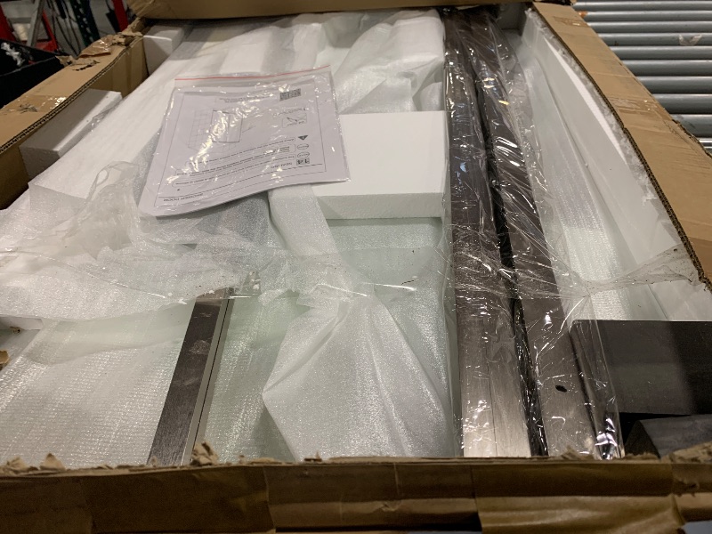 View 2 of (3/21/2026 ***FINAL SALE/NO RETURN, SOLD AS PARTS***)  Findepot 28-32" W x 72" H Pivot Glass Shower Door,Pivot Shower Door with 1/4"(6mm) Clear Glass,Brushed Nickel