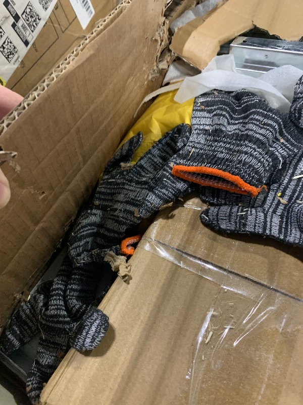 Photo 1 of **Partial Set**
DWVO 12x8ft Large Tool Storage Shed with Window, Lockable Doors, and Sloped Roof, Oversized Steel Outdoor Storage Shed for Garden, Patio, Garage, Backyard, Lawn(Gray + White)