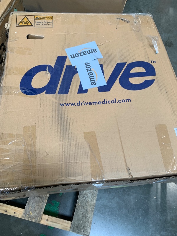 Photo 1 of ***FINAL SALE/NO RETURN, VIEW NOTES*** Drive Medical Blue Streak Lightweight Foldable Wheelchair - Enhanced Mobility Support - Durable Construction - Padded Comfort - Swing-Away Leg Rests - Desk Arms - Blue/Black - 20 Inch Seat