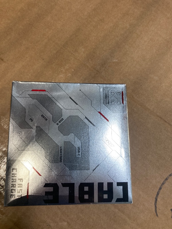 Photo 1 of [Upgraded] 4-in-1 USB C Cable 60W 5FT Lightning Cable Fast Charging Flat Nylon Braided for iPhone iPad Charger Cord [480Mbps Data Sync] Multi Charge Wire Combo with Lightning/Type C/USB A Port