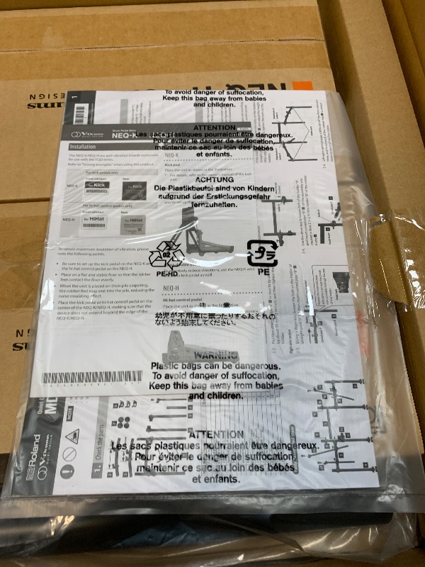 Photo 1 of ******** STAND ONLY ********Roland VQD106 V-Drums | Revolutionary 5-Piece Electronic Quiet Design Drum Kit | Perfect for Home Practice | Up To 75% Noise Reduced Pads | TD-07 Sound Module | Bluetooth Connectivity