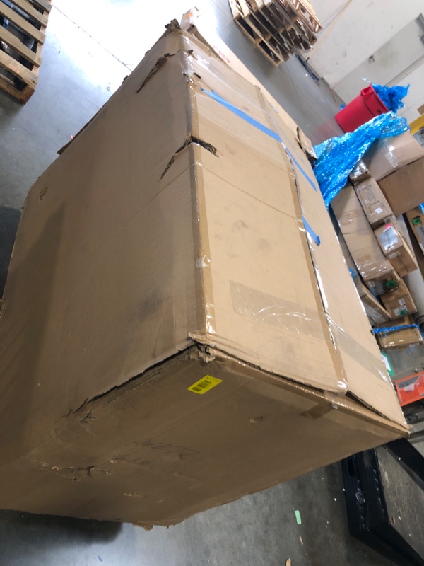 Photo 1 of ** VERY USED ** DAMAGE MINOR ***
Large Chest Freezer,10.4 Cu.ft Deep Freezer FreeStanding Top Door Freezer with 8 Adjustable Thermostat (-11.2°F to 10.4°F) and Removable Basket, Universal Wheels, Manual Defrost for Garage, White