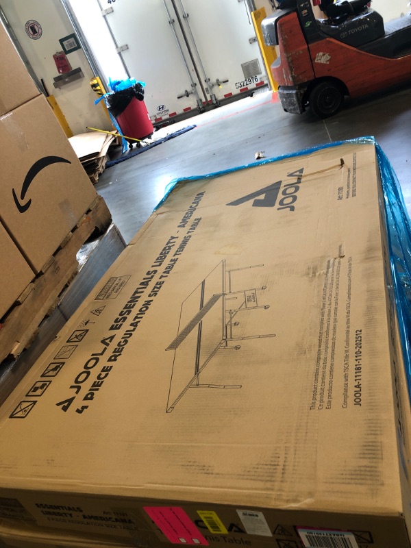 Photo 1 of ** FACTORY SEALED ** JOOLA 15mm Indoor Ping Pong Table with Quick Clamp Table Tennis Net Set - Single Player Playback Mode - Regulation Size Compact Storage Ping Pong