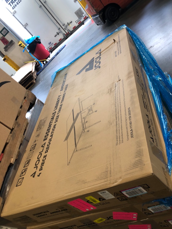 Photo 1 of ** FACTORY SEALED ** JOOLA 15mm Indoor Ping Pong Table with Quick Clamp Table Tennis Net Set - Single Player Playback Mode - Regulation Size Compact Storage Ping Pong