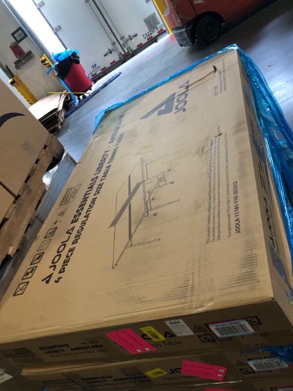 Photo 1 of ** factory sealed ** JOOLA 15mm Indoor Ping Pong Table with Quick Clamp Table Tennis Net Set - Single Player Playback Mode - Regulation Size Compact Storage Ping Pong