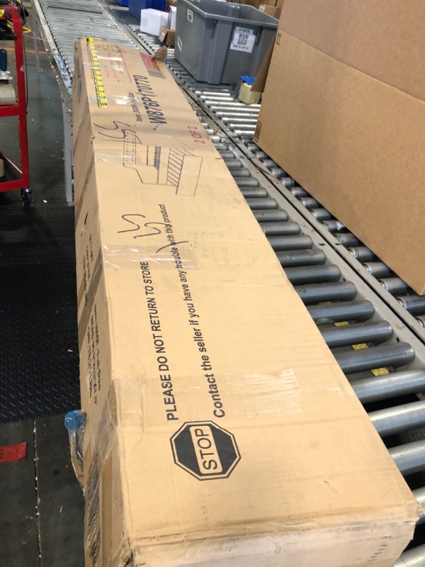 Photo 1 of *** MISSING PARTS / UNTESTED / NO RETURN **** 
FAVSH Upholstered Daybed with Trundle, Full Size Day Bed w/Button-Tufted Back and Piping on Waved-Shape Arms for Bedroom or Guest Room, No Box Spring Required,Beige