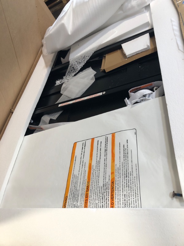 Photo 1 of **MISSING PARTS/check clerk comments**
 Graco Theo 5-in-1 Convertible Crib & Changer (Black) GREENGUARD Gold Certified, Converts to Daybed, Toddler Bed, Full Size Bed, Fits Standard Full-Size Crib Mattress, Adjustable Mattress Height