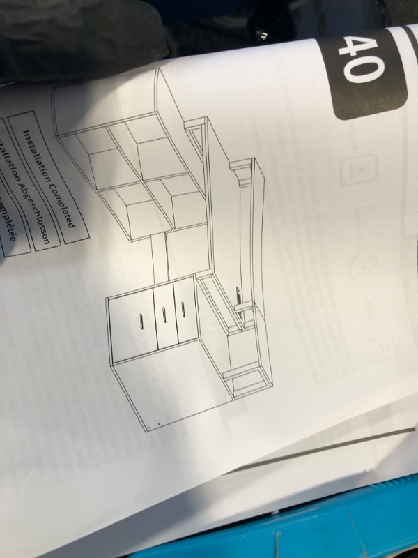 Photo 1 of ** SIMILAR / MISSING PARK / NO RETURNN *** 
PRAISUN 55 Inch L Shaped Office Desk with Power Outlets and Type-C Port, Large Computer Gaming Desk with 3 Fabric Drawers, Mesh Shelves, Corner Study Work Writing Desk, Rustic Brown