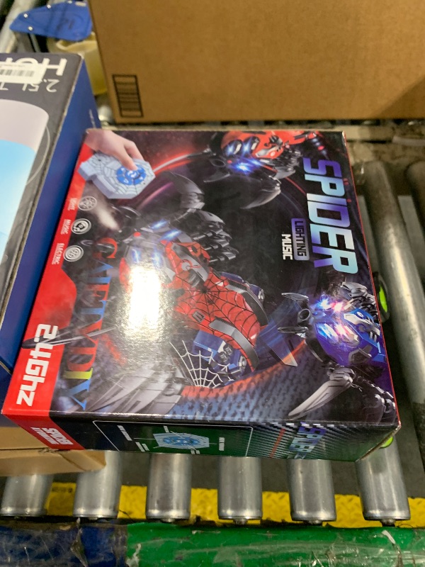 Photo 1 of **MISSING REMOTE**
Remote Control Spider, Robot Spider Toy with 2.4 GHz Remote Controller, RC Spider Robot with Spray/Lights/Music, Realistic Spider Gift for Kids Boys, Halloween, Christmas, Holiday Toys for Party PrankX004ORKIRV