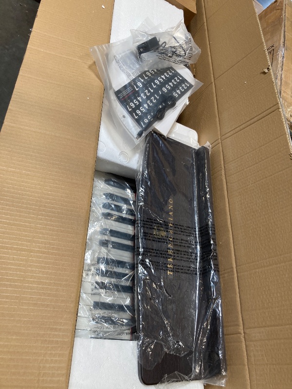 View 3 of *FAKE piano/**Look at picture **
Keyboard Piano Electric 88 Key Piano keyboard: 88 Key keyboard Piano Semi-Weighted Full Size Premium Sound MIDI Headphone Jack Triple Pedal Compact Design for Beginners to Professionals