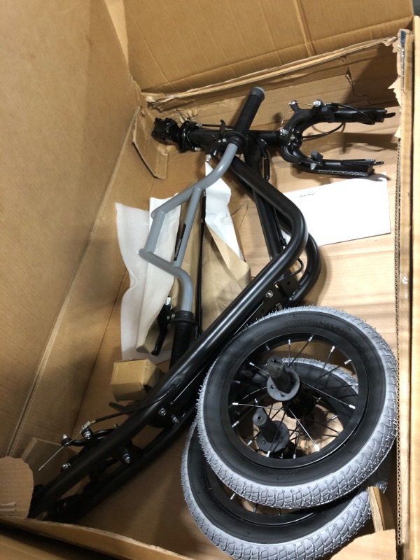 Photo 1 of ***FINAL SALE, VIEW NOTES*** Mongoose Trace Air Non-Electric Scooter for Youth Boys Girls Age 8+ Year Old, Max Weight 220 lbs., 12-Inch Air Tires, BMX-Style Handlebar, Wide Foot Deck, Black