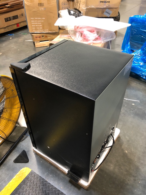 Photo 1 of ***MINOR DENTS ON THE SIDES****Electactic 37 Bottle Wine Fridge,Freestanding 145 Can Beverage Refrigerator with Smart Temperature Control?4.5 CU FT Quiet Mini Fridge with Child Lock Panel for Family Restaurant Bar, Black