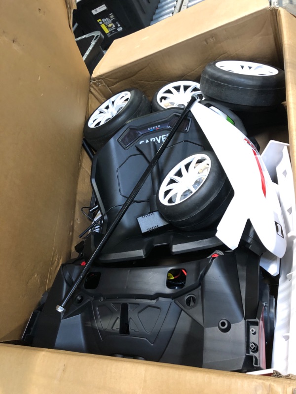 Photo 1 of ***FINAL SALE, SEE NOTES***24V Electric Go Kart for Kids, Battery Powered Drift Kart with Adjustable Seat, 7.5 MPH Max Speed, 400W Powerful Motors, Forward/Reverse Function for 6-10 Years Old, White