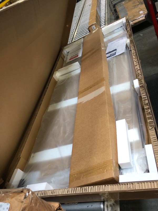 Photo 1 of ***FACTORY SEALED****
34-36 in.W x72 in.H i-Homare Frameless Pivot Shower Door, 1/4 inch (6mm) SGCC Clear Tempered Glass Pivot Swing Shower Door, Easy to Clean
