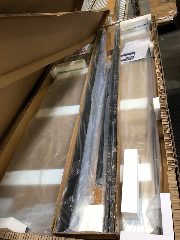 Photo 1 of ***FACTORY SEALED****
34-36 in.W x72 in.H i-Homare Frameless Pivot Shower Door, 1/4 inch (6mm) SGCC Clear Tempered Glass Pivot Swing Shower Door, Easy to Clean