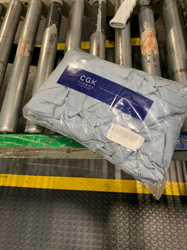 Photo 1 of ***SIMILAR IMAGE< REAL COLOR BLUE****Extra Deep Pocket Full Sheets - 4 Piece Breathable & Cooling Bed Sheets - Hotel Luxury Bed Sheet Set - Soft, Wrinkle Free & Comfy - Easily Fits Extra Deep Mattresses - Deep Pocket Charcoal Sheets Set