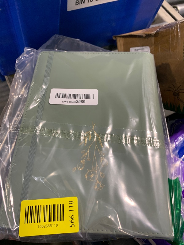 Photo 1 of ** NO PAPER**
Aesthetic A5 Binder 6 Ring Refillable Notebook Planner Cover Small 0.8 Inch Loose Leaf Binder for Journaling or Collections Refillable Notebook Holder with Pocket