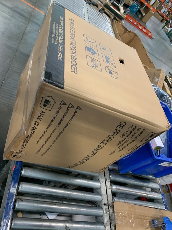 Photo 1 of ** FACTORY SEALED *** GE Profile™ Smart Indoor Pellet Smoker, with Active Smoke Filtration, 5 Smoke Control Settings, WiFi Connected, Electric, Countertop BBQ Appliance, Black