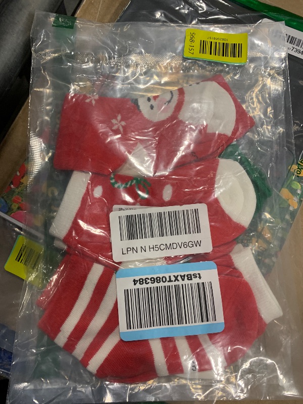 Photo 1 of 10 pack small children's Christmas socks 