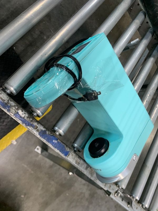 Photo 1 of ****Damaged Drip Catcher*****CHULUX Slim Single Serve Coffee Maker, Lightweight K-pod Coffee Machine for Travel & Home, Cyan