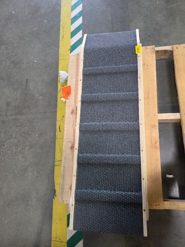 Photo 1 of ***MISSING PARTS*** 47" Long Non-Slip Portable Pet Ramp for Small Large Dogs, Dog Ramp for Bed, Wooden Adjustable Dog Ramps for Bed, Couch, Height from 12" to 24", Up to 200LBS
