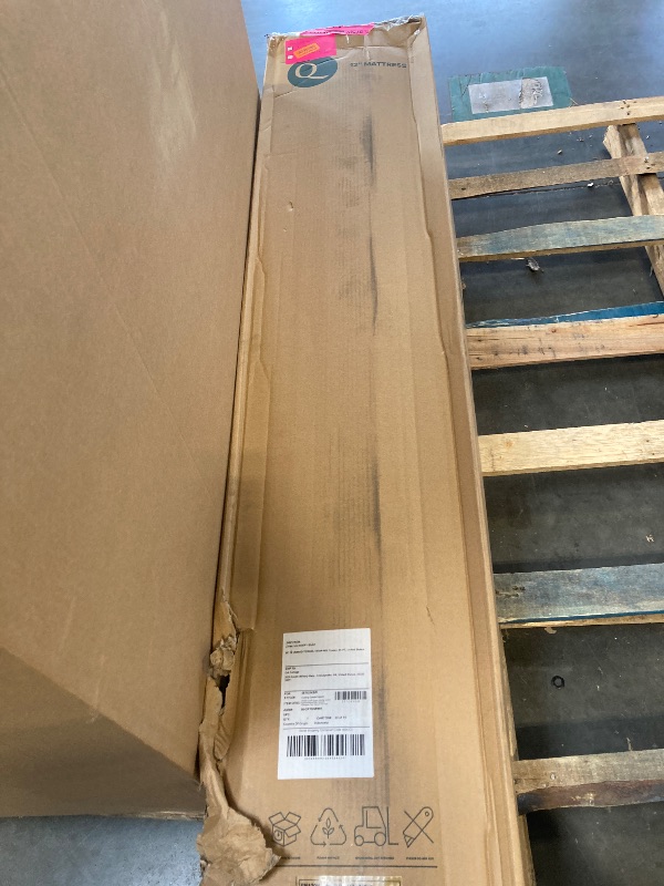 Photo 1 of ***FACTORY SEALED****
Zinus 12 Inch Queen Cooling Comfort Hybrid Mattress [New Version], Fiberglass Free, Medium Firm Feel, Motion Isolation, Certified Safe Foams & Fabric