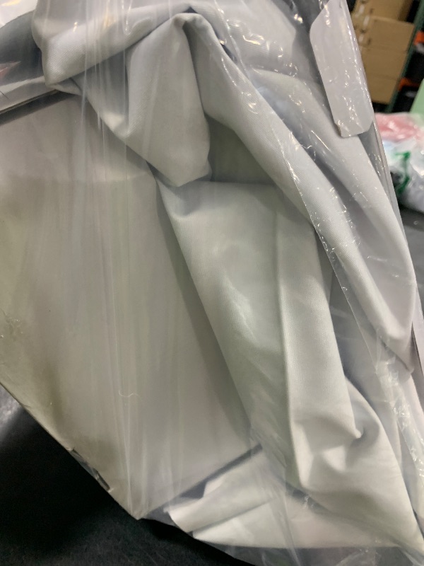 Photo 1 of 100% Blackout Room Divider Curtains - Total Privacy Curtain Panel, Thermal Insulated Noise Reduction Curtains for Bedroom Windows, Include Ceiling Curtain Track(White, W100 x L96, 1 Pack)