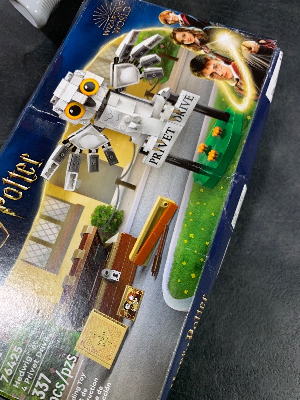 Photo 1 of **DAMAGED BOX** LEGO Harry Potter Hedwig at 4 Privet Drive, Buildable Fantasy Toy with a Harry Potter Owl Figure, Harry Potter Toy for Independent Play, Harry Potter Gift Idea for Girls, Boys and Kids Ages 7+, 76425