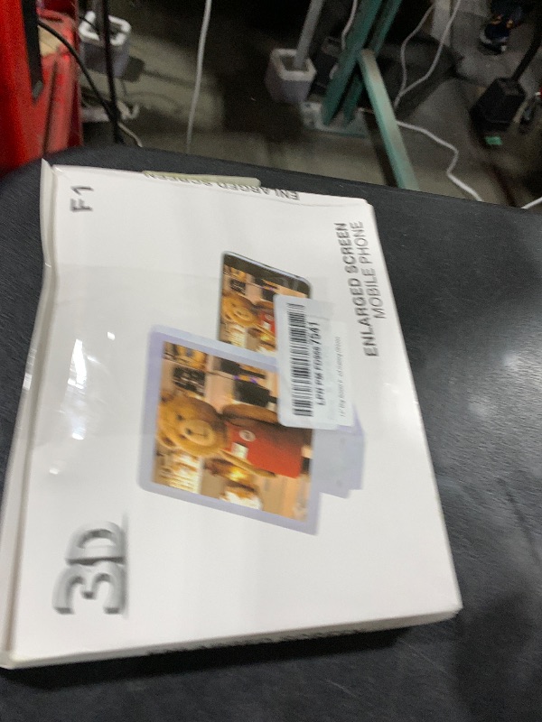 Photo 1 of 10" Big Screen Phone Magnifier, Screen Magnifier for Cell Phone, 3D HD Foldable Design Screen Magnifier Version for Movies, Videos and Gaming ((White)