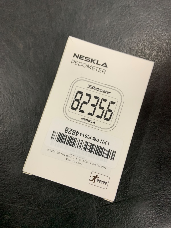 Photo 1 of NESKLA 3D Pedometer for Walking, Simple Step Counter with Large Digital Display, Step Tracker with Removable Clip Lanyard, Accurately Track Steps for Men Women Kids Adults Seniors