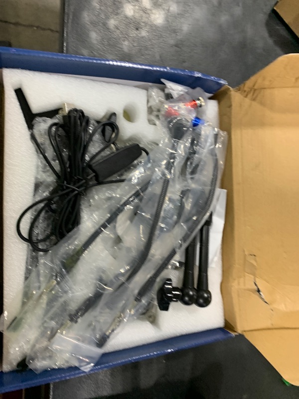 Photo 1 of Magnetic Helping Hands Soldering Station, 10X LED Magnifying Lamp, Magnifying Glass with Light and Stand, 360 Hot Air Gun Holder, 4 Magnetic Third Hand Soldering Tool &PCB Holder for Soldering Station