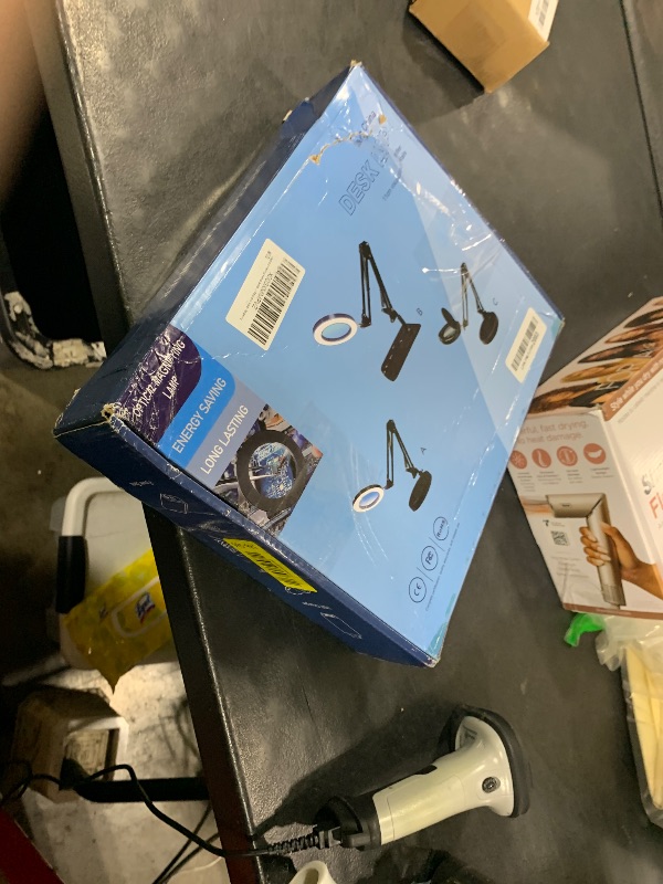 Photo 3 of Magnetic Helping Hands Soldering Station, 10X LED Magnifying Lamp, Magnifying Glass with Light and Stand, 360 Hot Air Gun Holder, 4 Magnetic Third Hand Soldering Tool &PCB Holder for Soldering Station