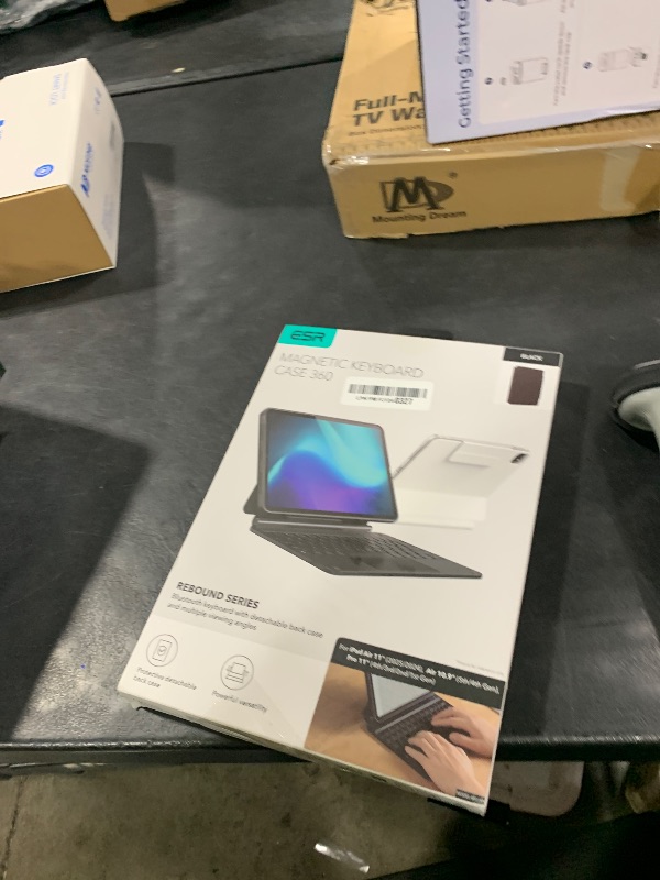 Photo 1 of ESR iPad Air 11 Inch Case with Keyboard (M3/M2, 2025/2024) & iPad Pro 11/Air 5th/4th Gen Keyboard, Easy-Set Magnetic Stand, Portrait/Raised Modes, with Removable Protective Case, Black